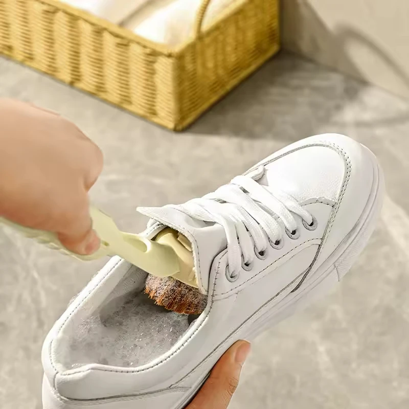 Wholesale Household Plastic Small Laundry Clothes Cleaner Brush Soft Bristle Shoe Washing Brush