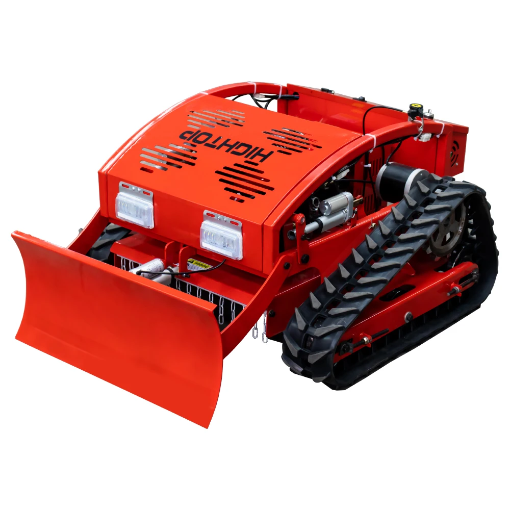 Gasoline Remote Control Lawn Mower with Snow Shovel and Robot Lawn Mower for Snow Pusher