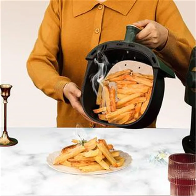 Gourmia аэрофритюрница для приготовления блюд без 6 QT пергаментная бумага с антипригарным покрытием корзина коврик сковородка жарки голландская печь стойкость к смазочным веществам одноразовый воздушный feyer
