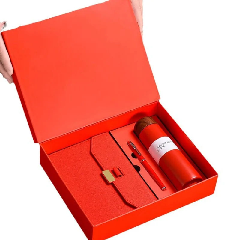 Manufacture Company Office Stationery Gifts Pen Notebook PU Leather Corporate Luxury Business Gift Set