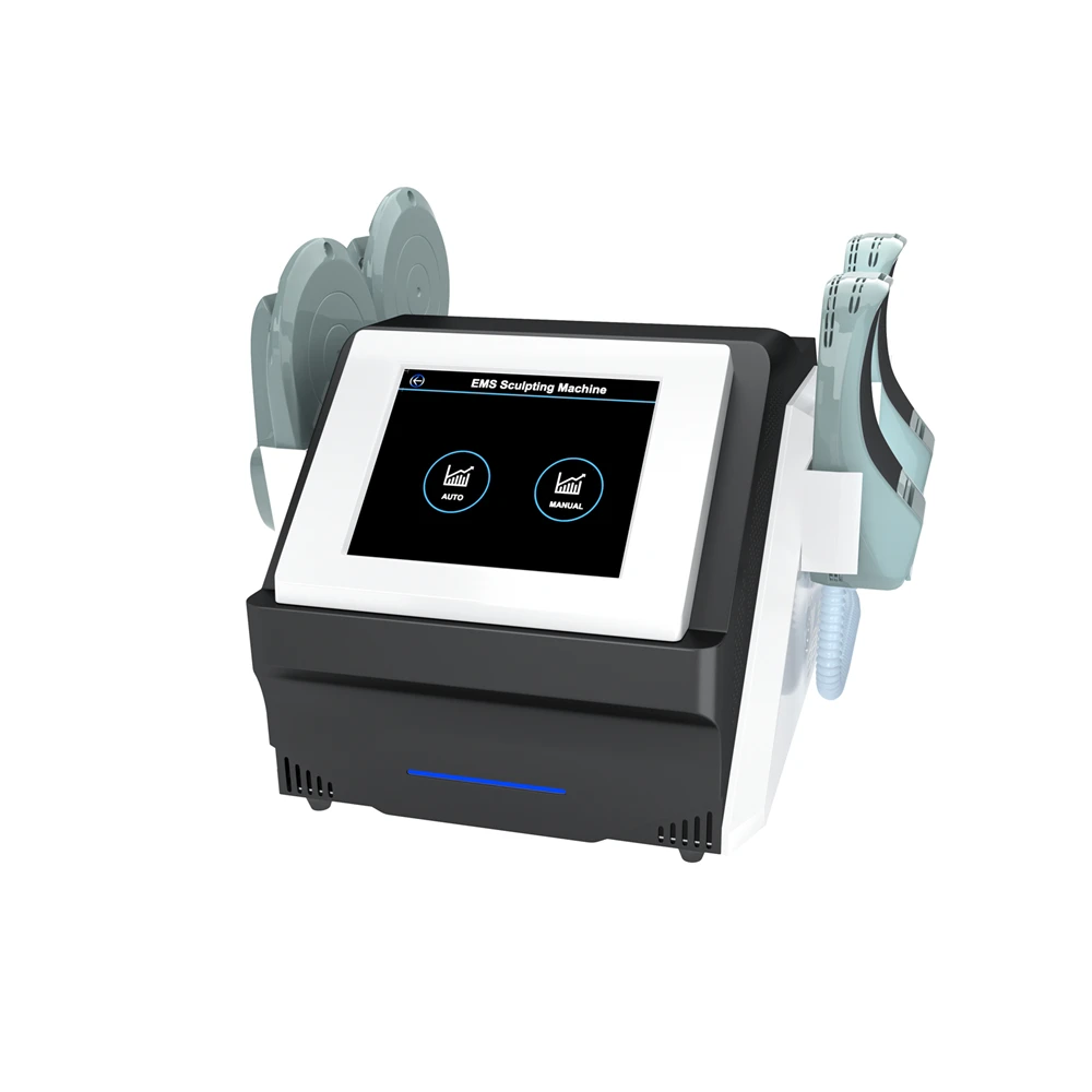Portable hi emt EMslim EMS rf Sculpting Machine 4 Handles work at the same time