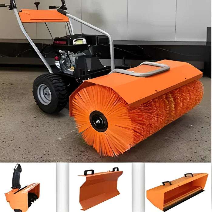 Loncin Engine 15hp Walking Behind Hand Held Snowplow Snow Sweeper Manufacturers