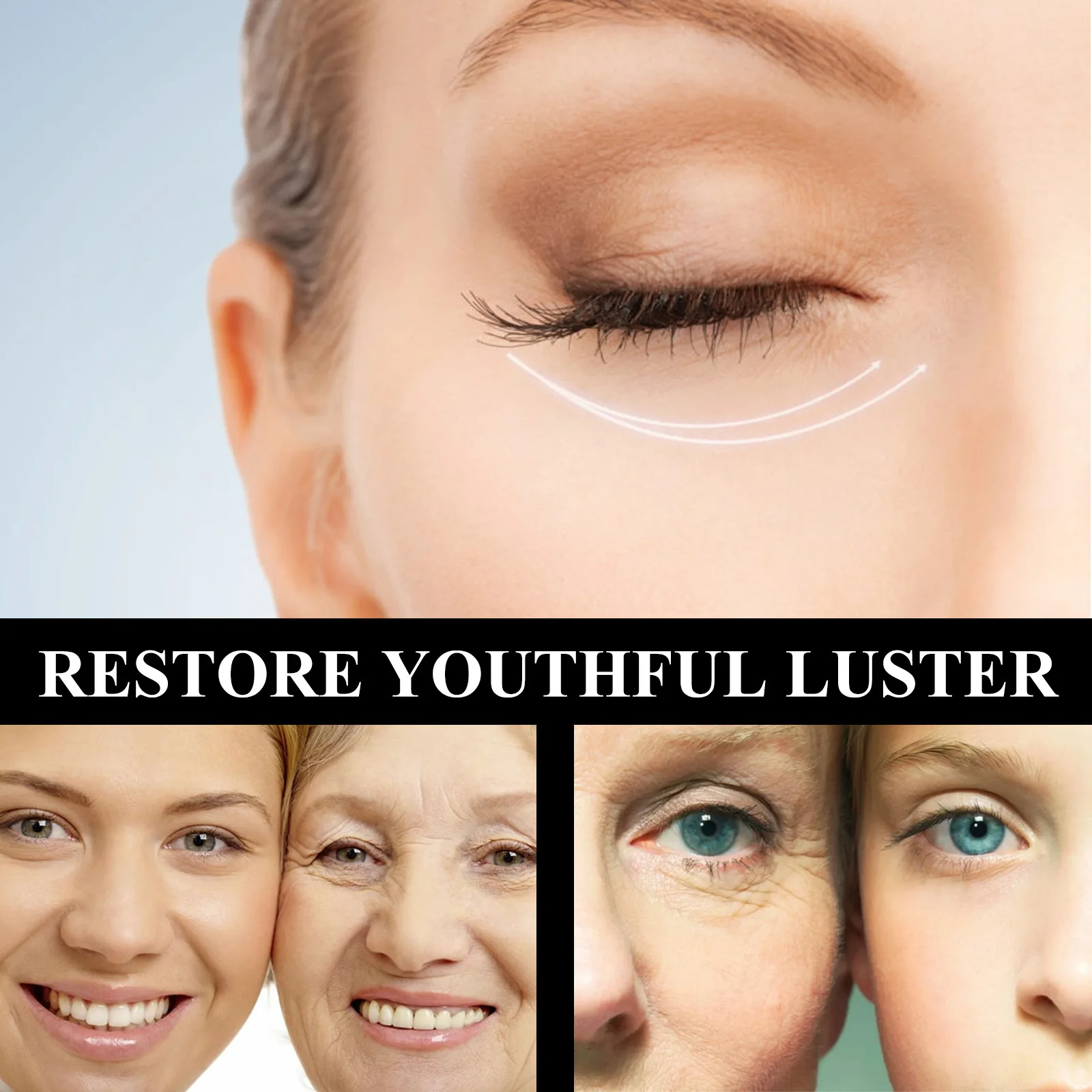 Eye Firming Lifting Cream Hydrating Improving Fine Lines for Eye Bags Dark Circles Beauty Personal Care Product Crystal Material