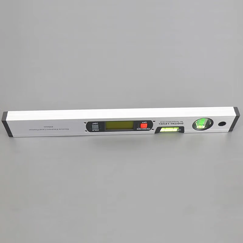 HYSTIC Protractor Angle Finder Inclinometer Without Magnets Bubble Electronic Level Slope Test Ruler 400mm Digital Spirit Level