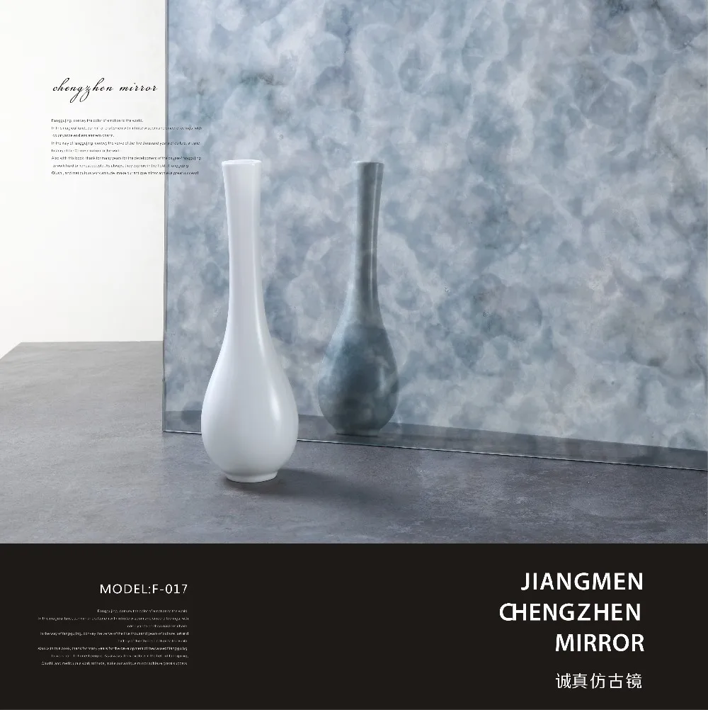 Brass Wall Antique Mirror Sheet for Decoration Antique Glass Mirror Tiles for Wall Eco-friendly Float Glass Mirror