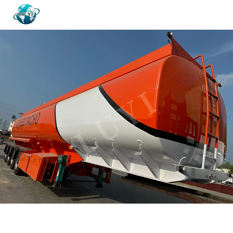 New 50000-Liter Fuel Tanker Semi-Trailer Steel Oil/Gasline Tanker with 12r22.5 Tyre for Sale