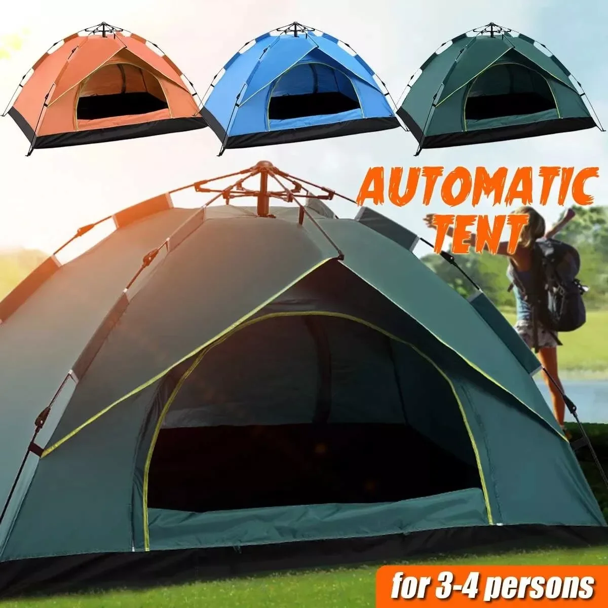High quality cross country warm windproof Stretch Beach Sun Shade camping tent for fishing Outdoor Portable Camping Folding Tent