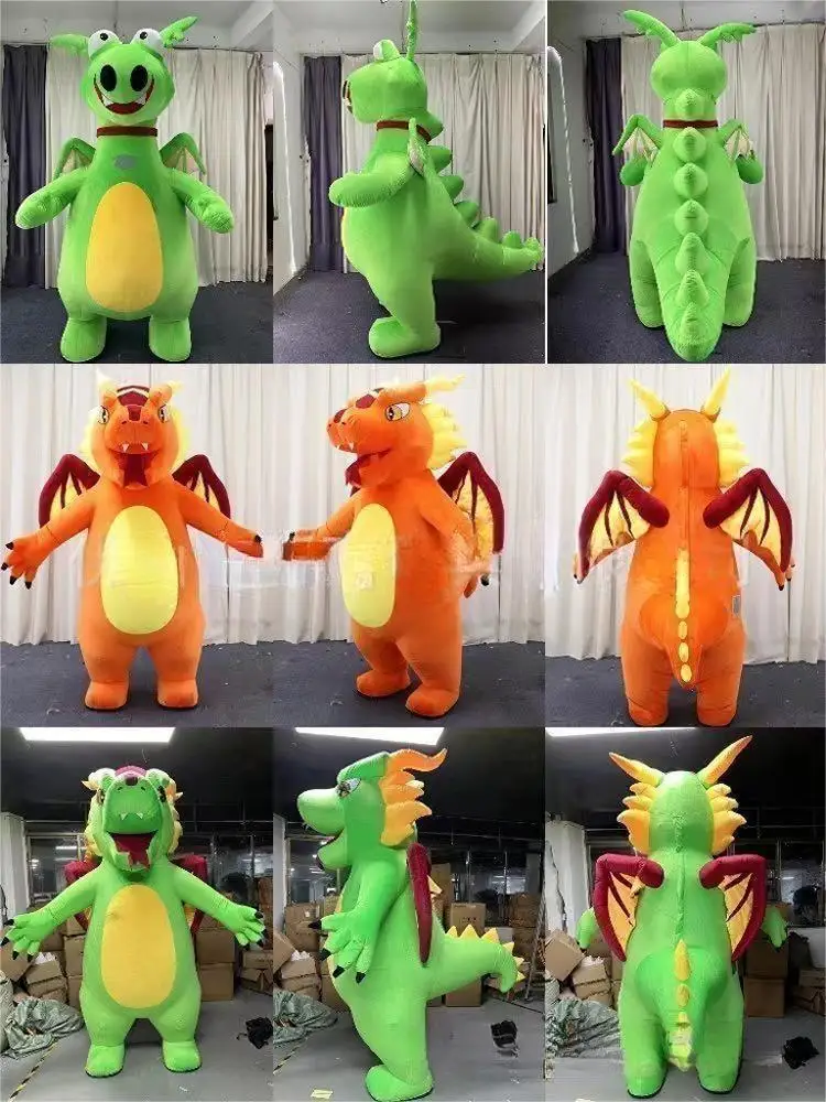 Giant Dragon inflatable Dragon mascot costume  cosplay party carnival adult dress kid birthday advertising dancing wedding
