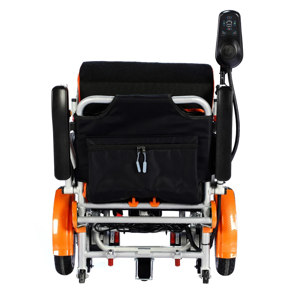 Homecare elderly people disable handicapped power one click folding reclining electric wheelchair