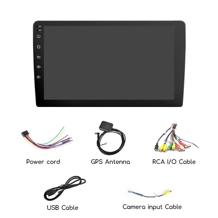 Universal single din car stereo touch screen 9/10 Inch Carplay Android Auto car Radio player car broadcast