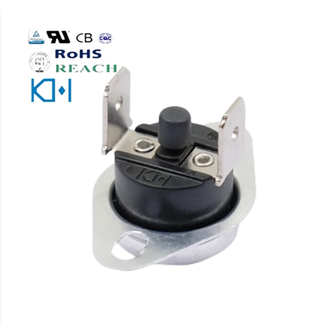 KEHUA Type Bimetal Termostato NC Thermal Limit Switch KSD301 Manual Thermostat Reset 16AMP