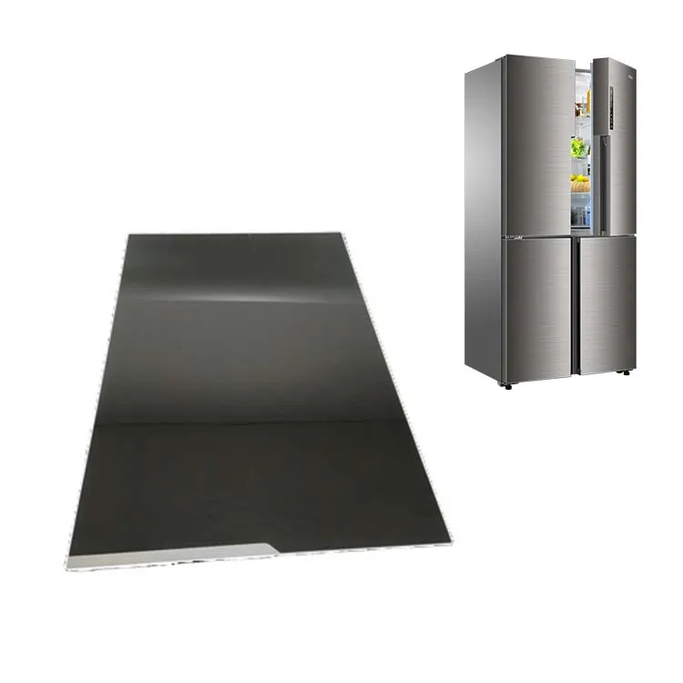 Factory custom printed glass refrigerator home appliances glass door accessories touch screen glass door accessories