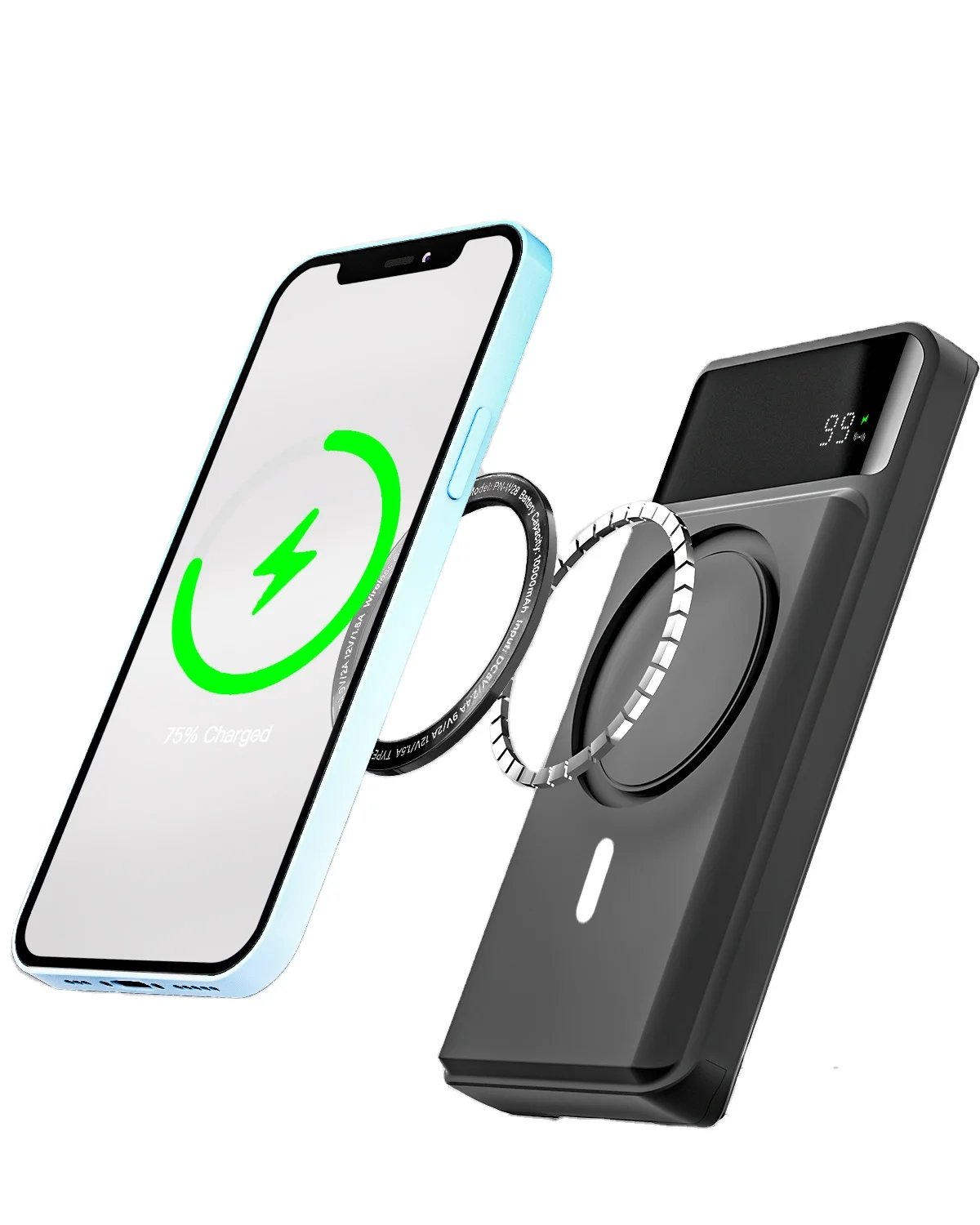 Strong Magnetic Power Banks Portable Wireless fast charging mobile phone10000mah for magsafe I12,I13,I14