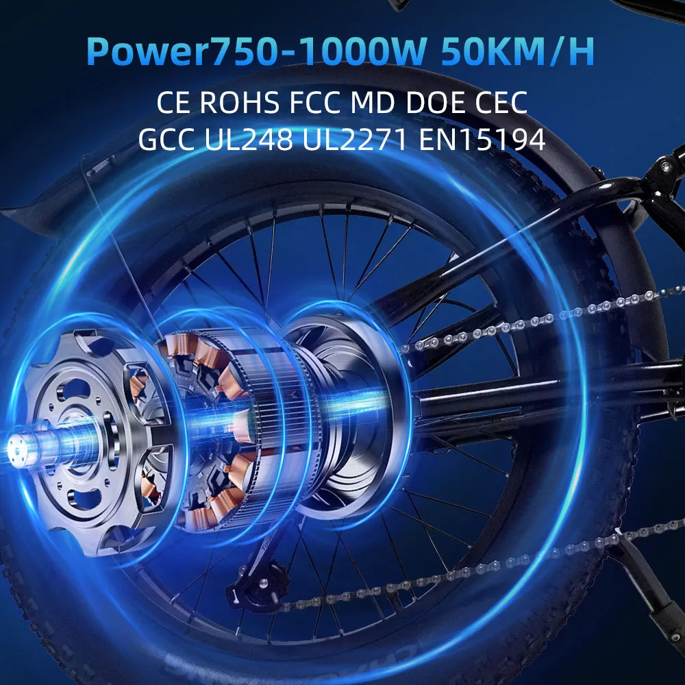 Poland Warehouse Stock Electric Mountain Bike CS-M1 Big and Durable Tires Electric Bicycle Smooth Driving in All Road Conditions