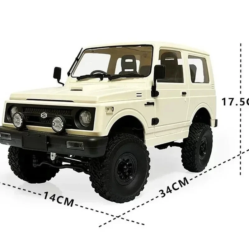 1/10 WPL C74 C-74 Jimny Warrior JA11 4WD 2.4G RC Crawler Car Simulation Remote Control on-road Car for Boy Toy