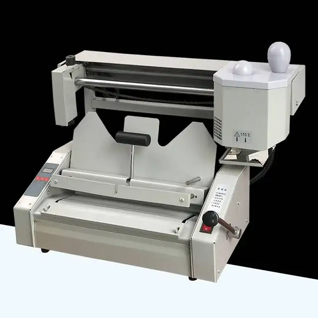 A4 Size Automatic Glue Binding Machine A2 Large Format Contract Hot Melt Binding Machine For Tender Document Book Paper