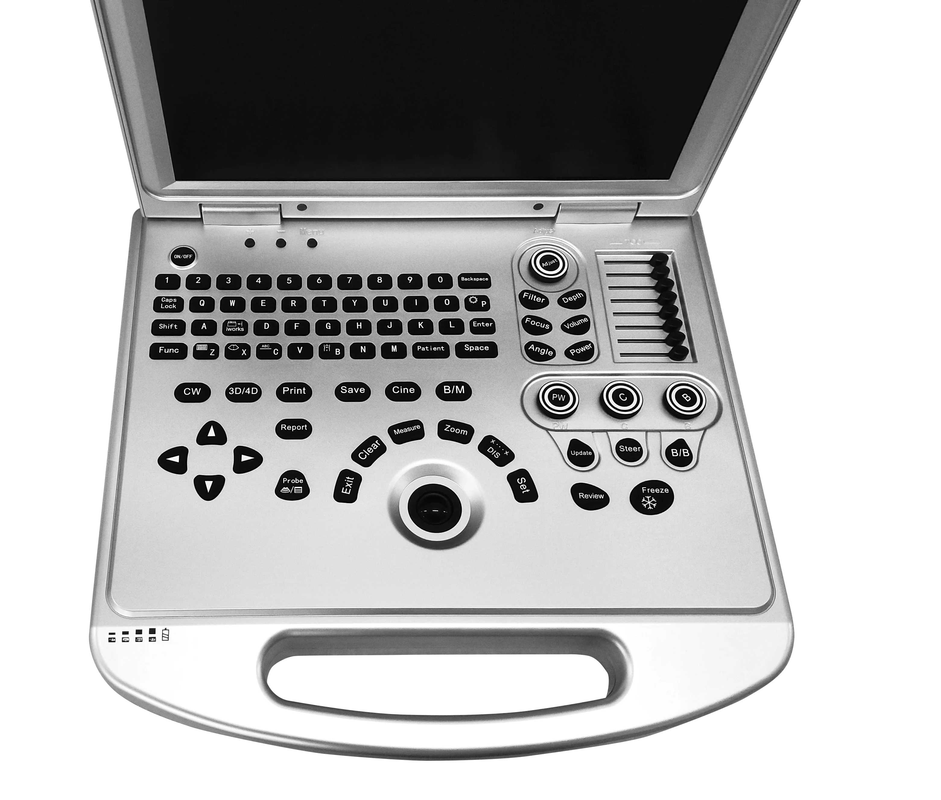 New 2D portable Color Doppler Human Gynecology echo ultrasound machine