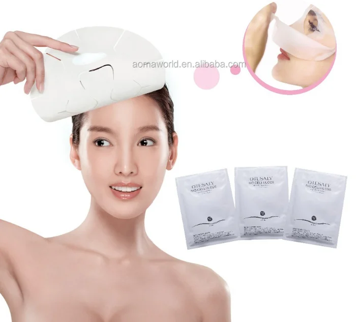 CE Certified AOMA Otesaly Deep Hyaluronic Acid Bio Cellulose Collagen crystal face mask