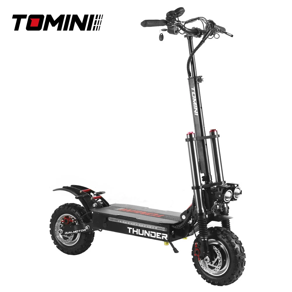 Tomini Thunder электрический скутер 5600 Вт 11 дюймов большие колеса скутеры электрические