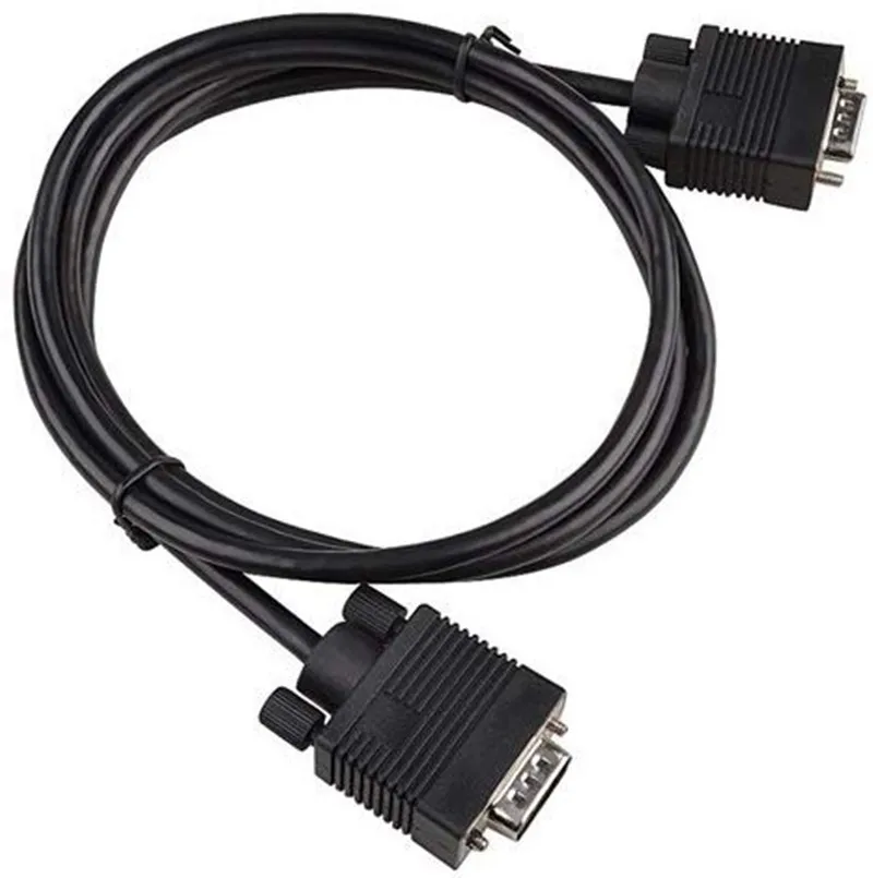 VGA cable male to male black double magnetic ring vga cable for VIDEO