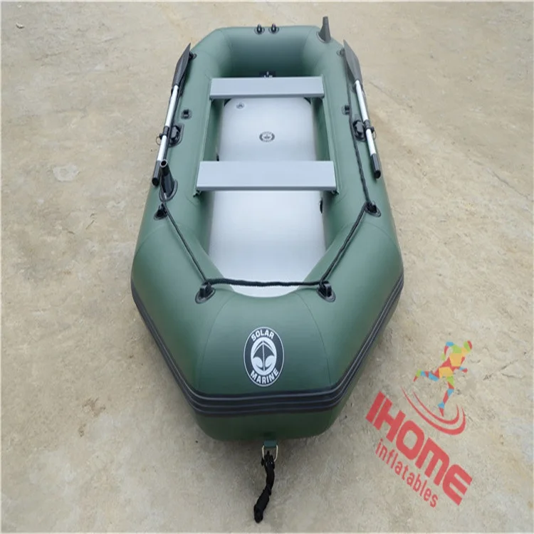 2.6m inflatable boat rubber boat with 0.7mm PVC for fishing logo and color print customized fishing boat for drifting