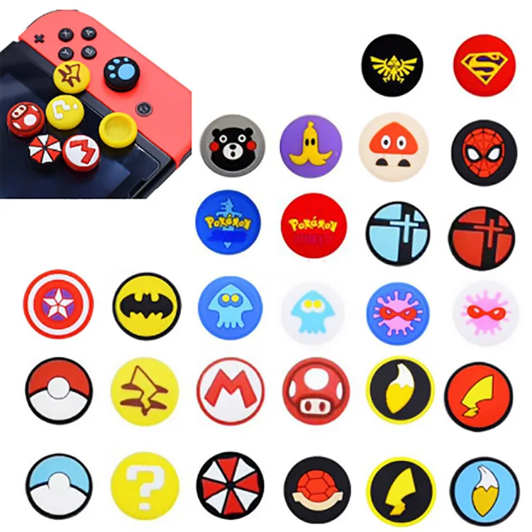 Solft Silicone Case with Thumbstick for Nintendo Switch Controller Grip Joy-con Cover