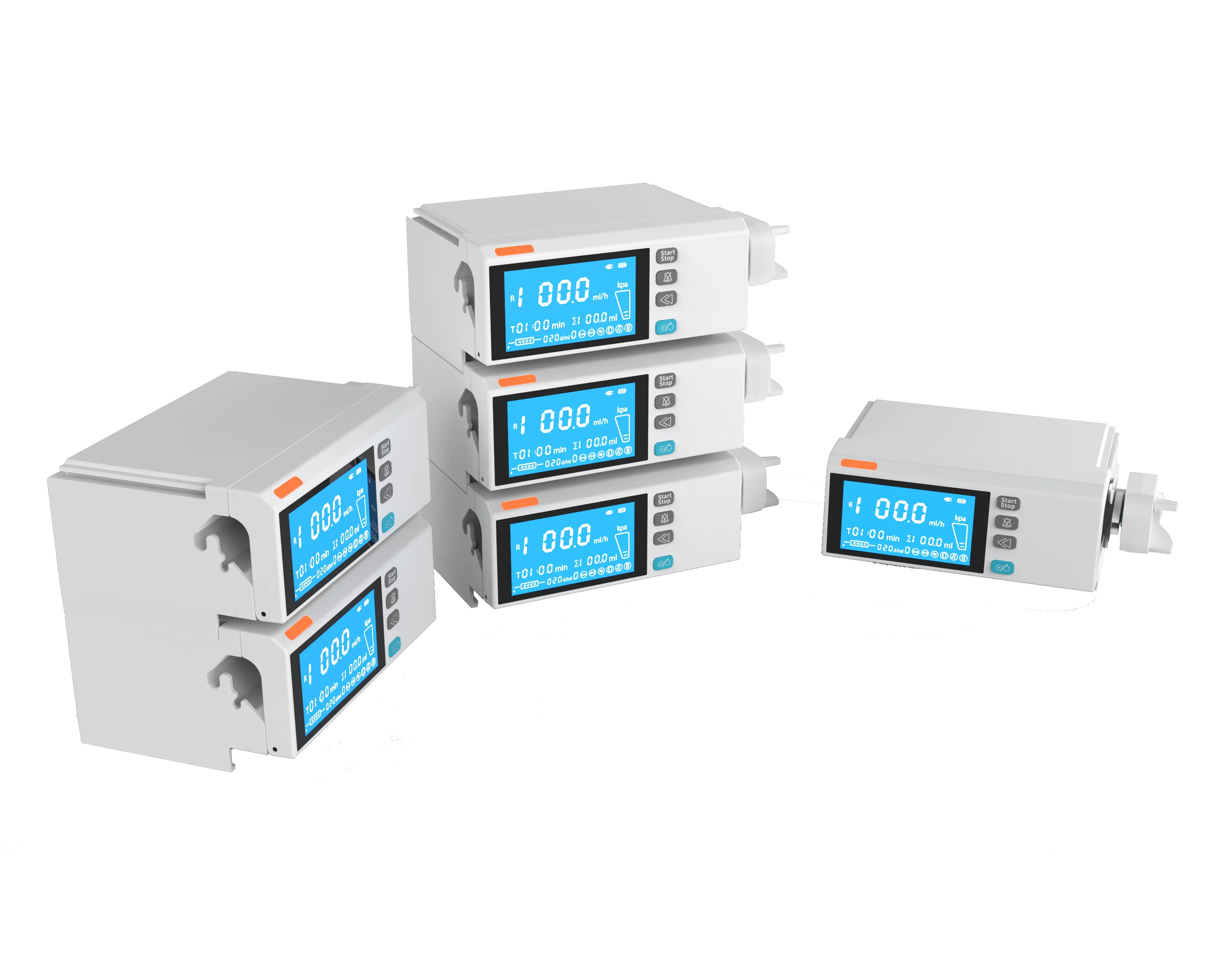 4.3' LCD touch screen Smart automatic recognition  Vet Infusion Syringe Pump For Veterinary Hospital And Clinic