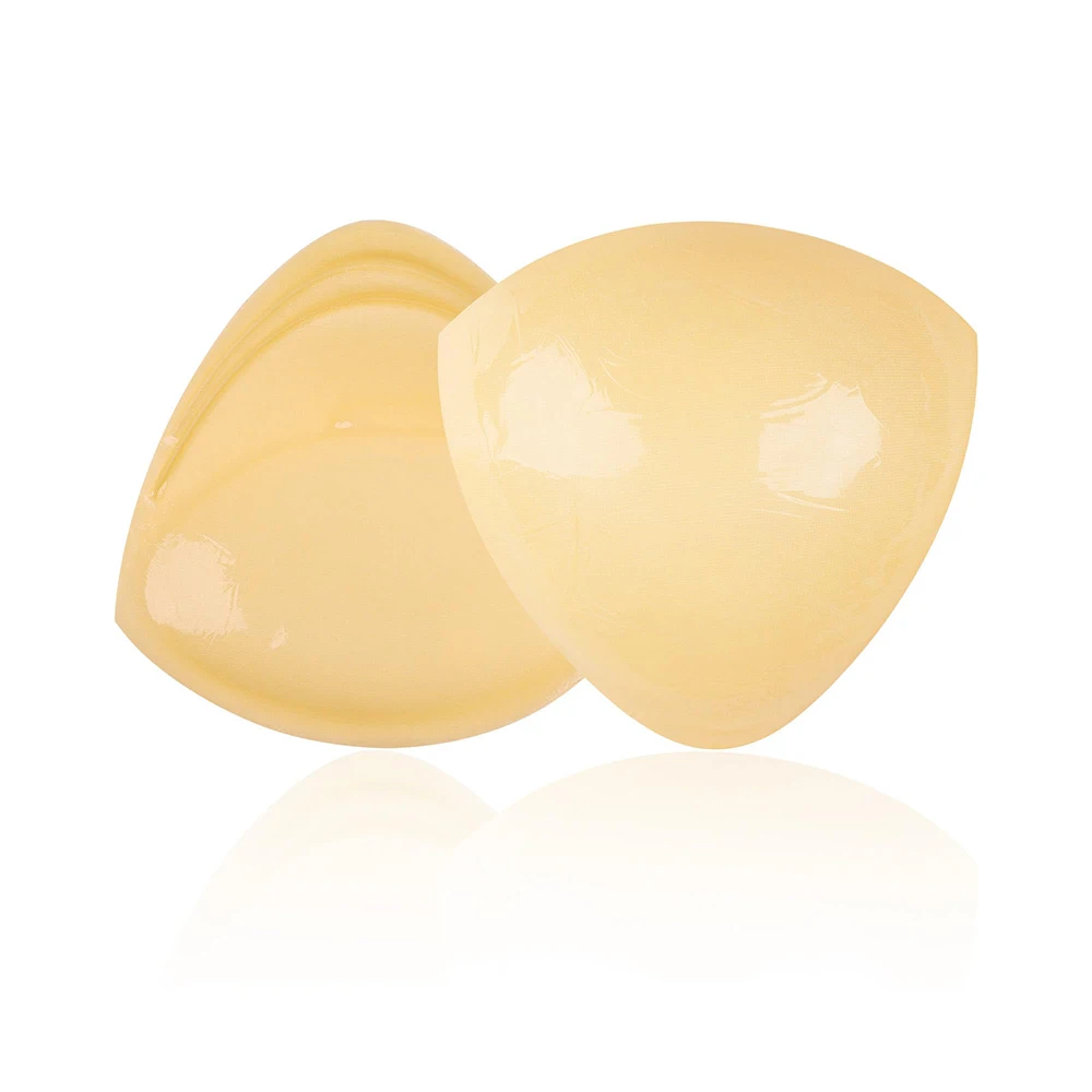 Hot Selling Silicone Sponge Bra Pads Inserts Silicone Push Up Bust Breast Enhancer Swimsuit Bikini Pads for Women