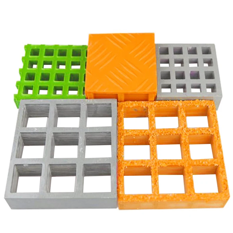 Высокопрочная прочная литой сетчатая решетка FRP из стекловолокна