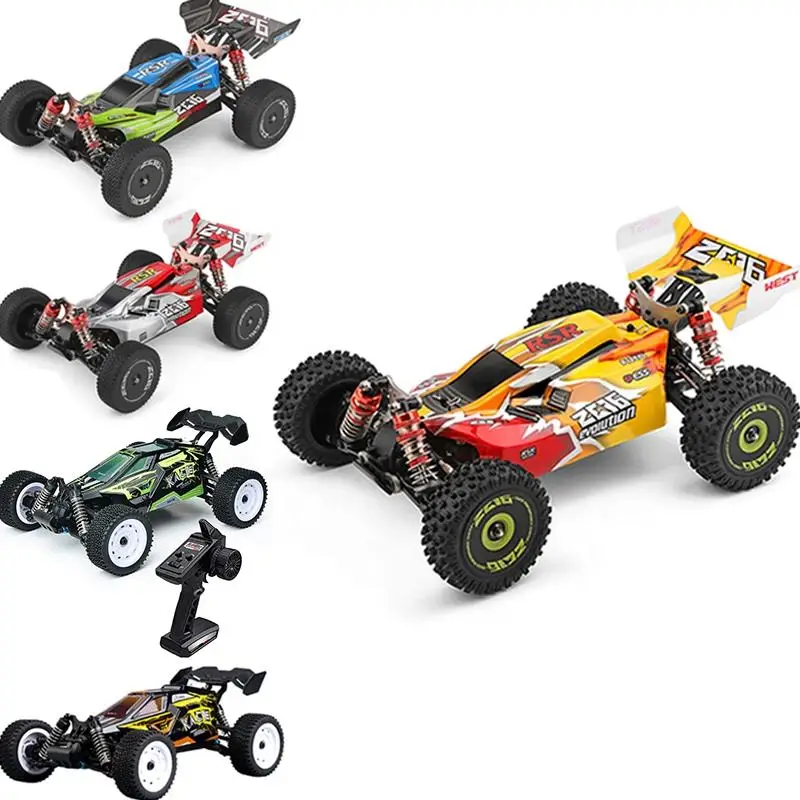 1/14 4WD High Speed RC Buggy Car 2.4G Racing RC Car Vehicle 75km/h Metal Chassis Remote Control Car Toys