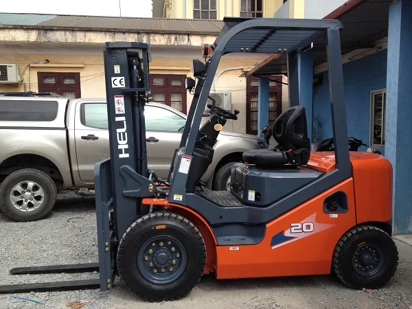 China Forklift new design diesel forklift CPC20 2000kg container forklift with triplex mast side shifter