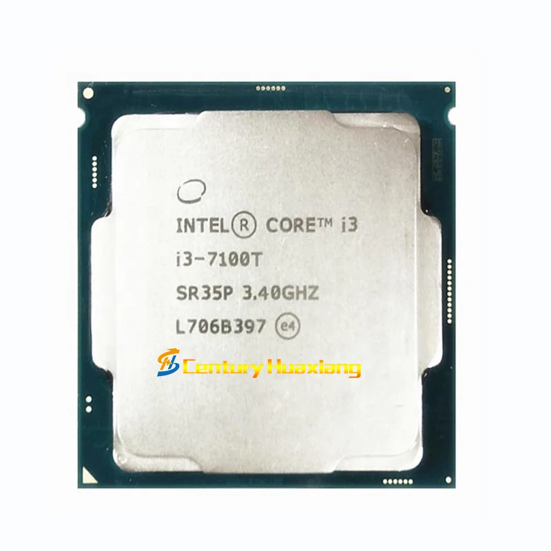 Intel Core i3 7 series Processor I3-7100T 8100 9100 CPU LGA 1151 3.4ghz 35W Socket Processor new and used Cpu