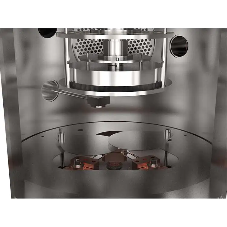 lab dual source W thermal evaporation coating equipment for metal film