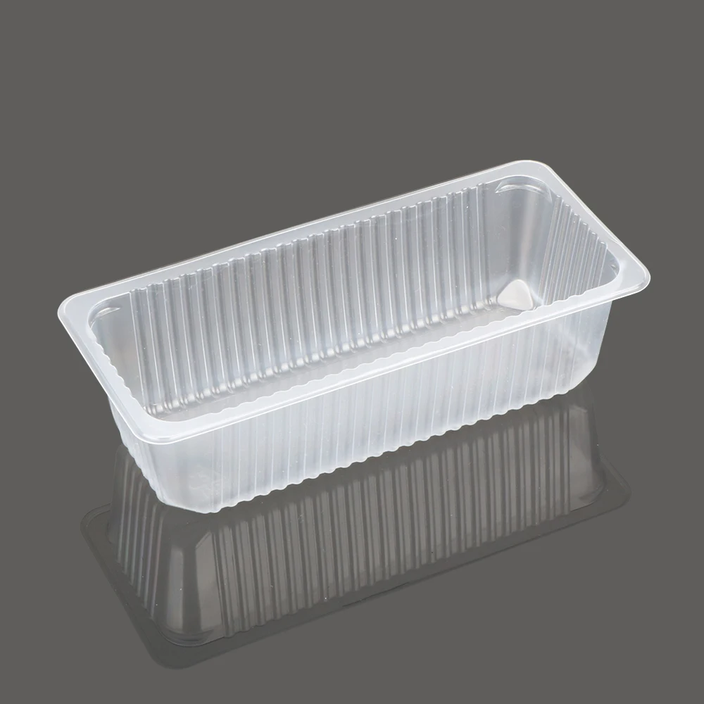 Hengmaster disposable long pp plastic Biscuit food plastic cookie packaging tray