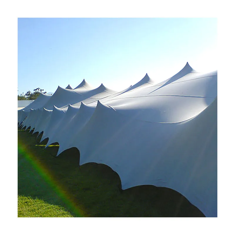 Large space single sided pvc outdoor stretch tent waterproof wedding party flex stretch tent