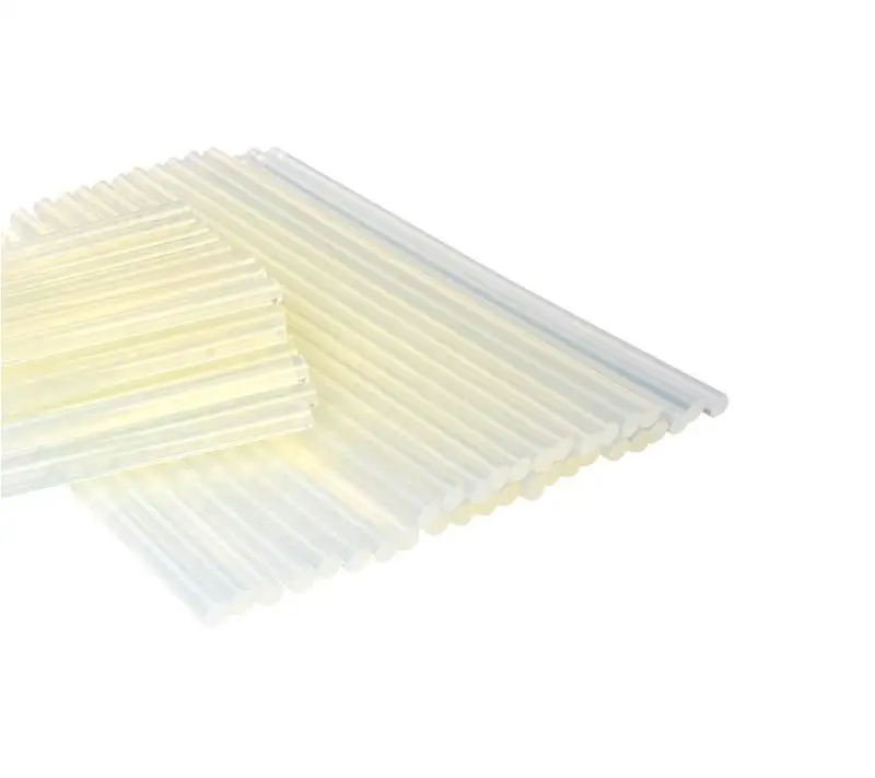 
Factory Directly Supply 11.2mm 7mm Diameter Transparent Silicone Hot Melt Glue Stick 