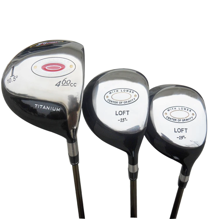 High quality Golf wood fairway set golf driver golf club wood with oem shaft