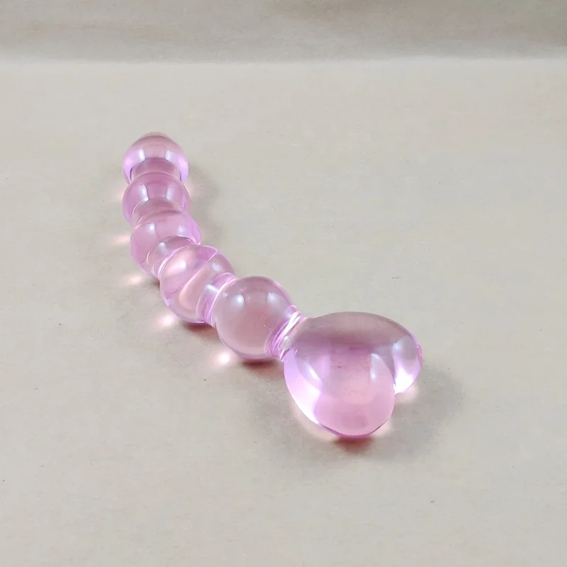 Factory Custom Heart Model Glass Dildo/Heart Shape Glass Sex Toys/Cute Heart Shape Dildo Glass for New Sex Toy Market