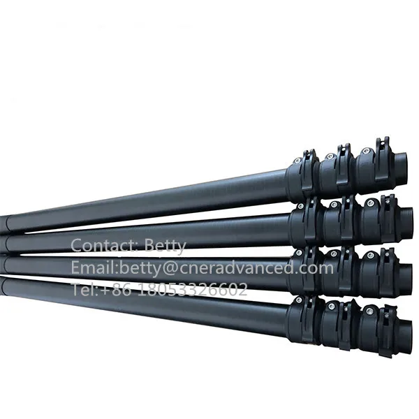 Made in China High stiffness pure carbon fiber water fed pole High reach window cleaning pole high pressure washing pole