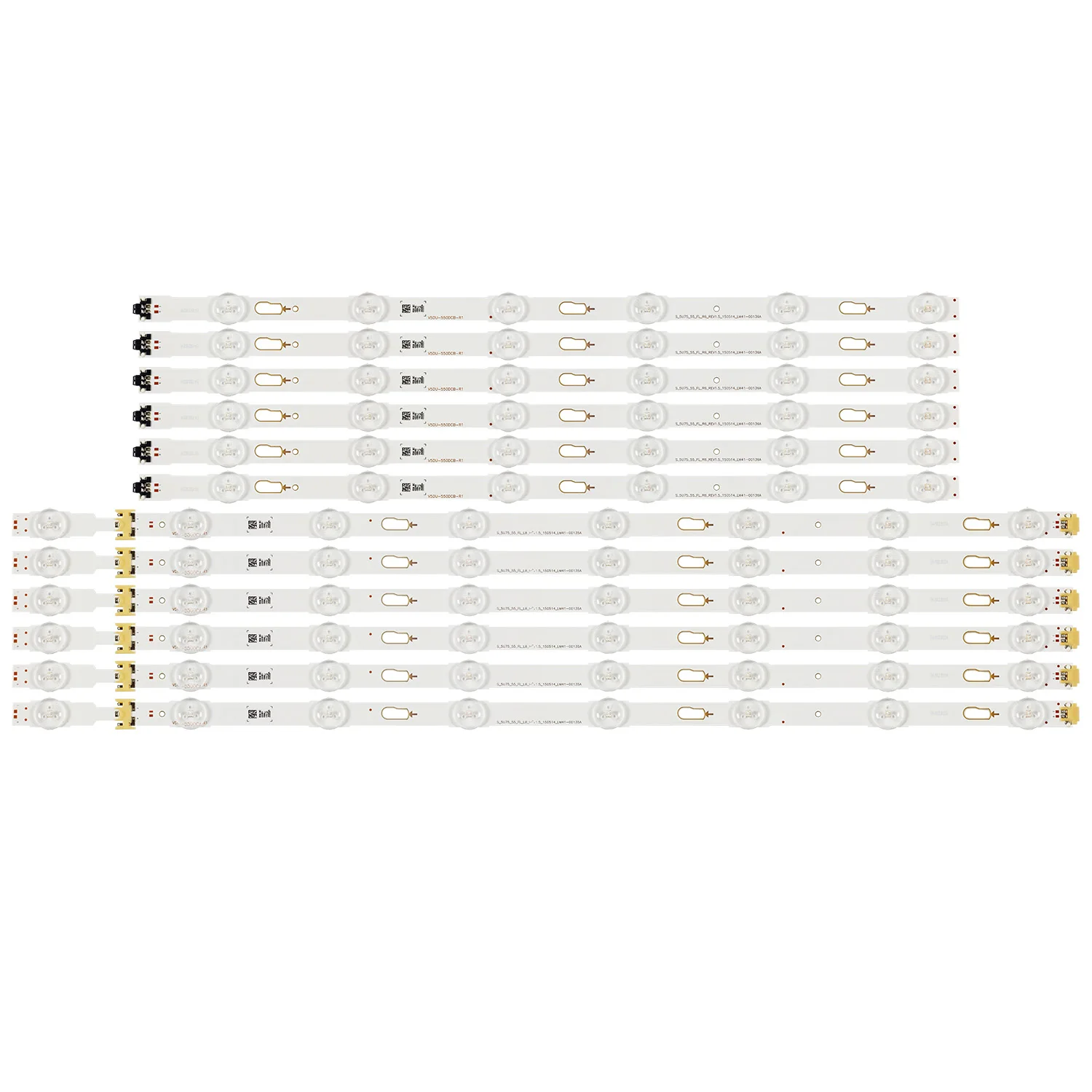 XS-666 Backlight Strip S_5U75_55_FL_R6_REV1.4_150224 For Samsung UE55MU6120K/6175U/6200K UE55MU6200W UE55MU6202K