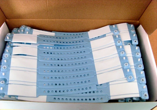 Writable Hospital Plastic Medical Bracelets Disposable Patient Child Id Wristbands