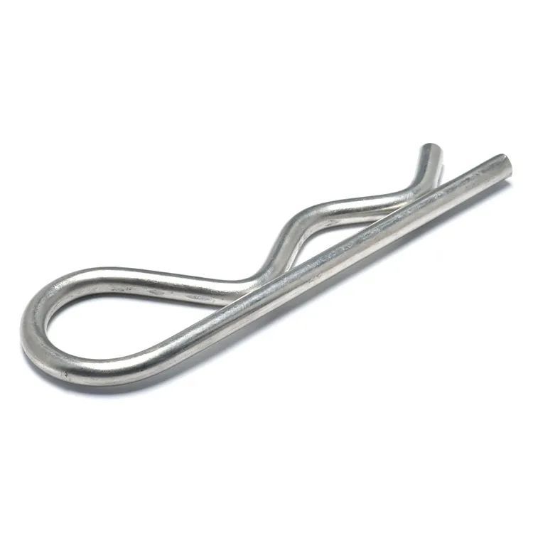 Customized Stainless Steel Carbon Steel Zinc plated  DIN11024 Single Coil (R Type) Spring Split Cotter Pin