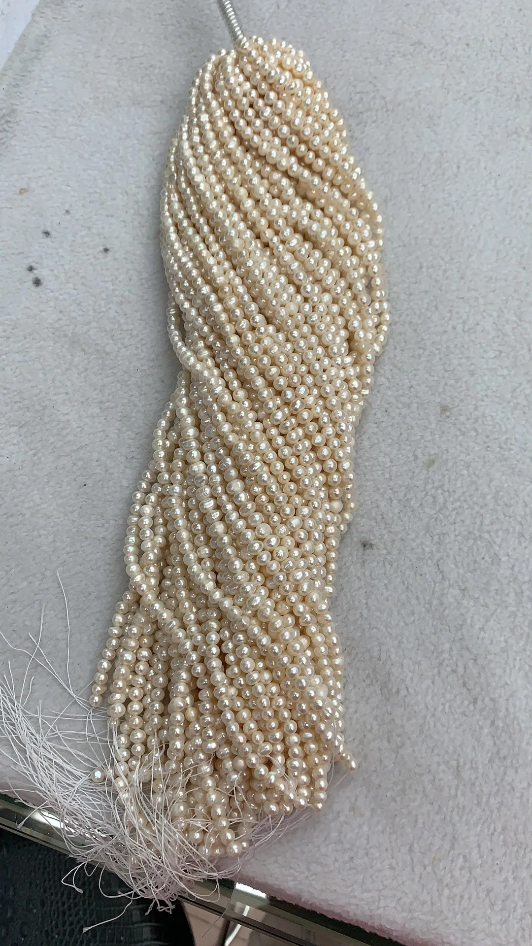 Wholesale 5-6mm Round Loose Natural Freshwater Pearl Beads for Necklace Bracelet Jewelry Making