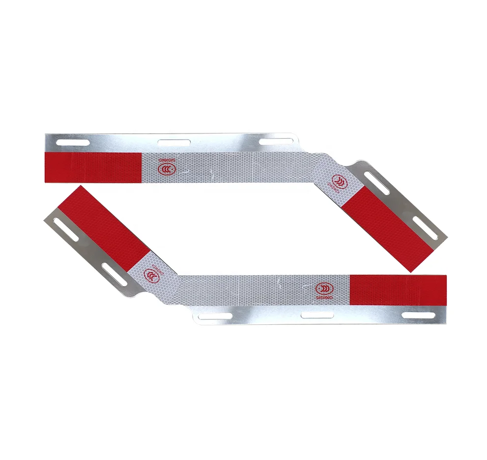 truck accessories,heavy duty truck hanger reflective strip spring loaded mud flap hanger reflector