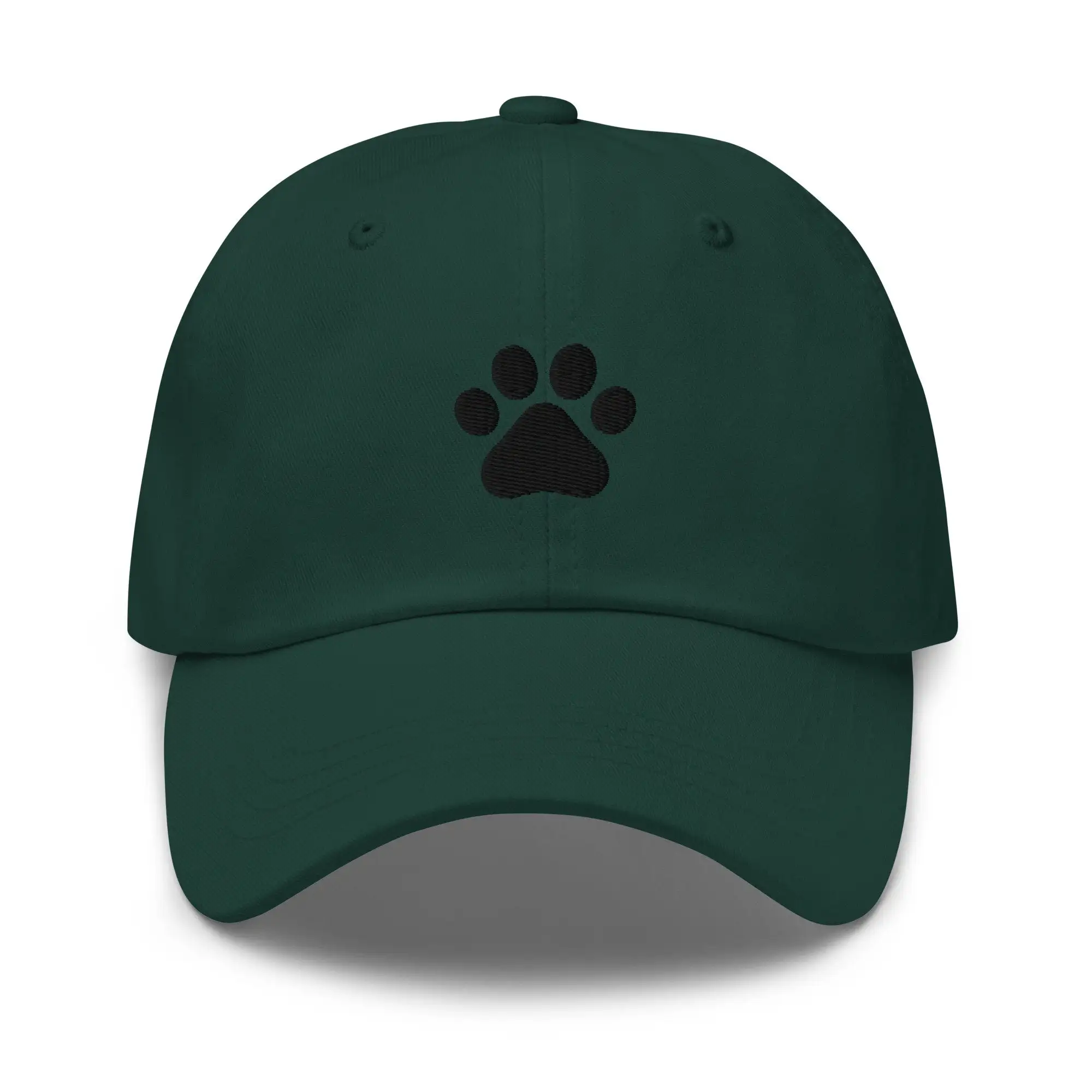 Custom logo Factory price Manufacturers OEM Paw Print Dad Hat Embroidered Unisex Hat Handmade Cap Adjustable Baseball Cap Gift
