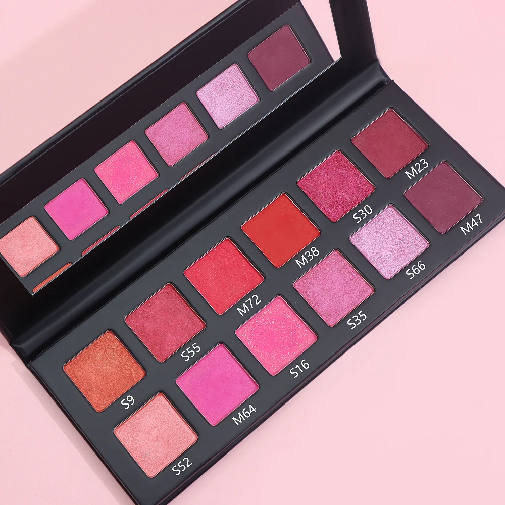 Cosmetics Private Label Makeup Matte Waterproof Nude Eye Shadow Palette Cruelty Free Vegan Glitter Eyeshadow Palette