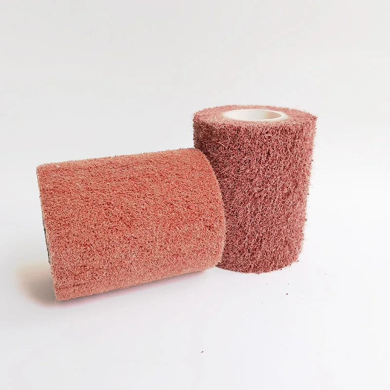 Steel Iron Door Handle Hinge Flapper Non Woven Flap Polishing Wheel