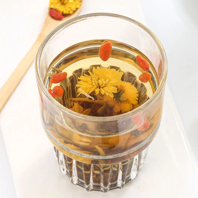 Wholesale Organic Private Label Natural Herbal Goji Berry Cassia Seed Liver Detox Tea