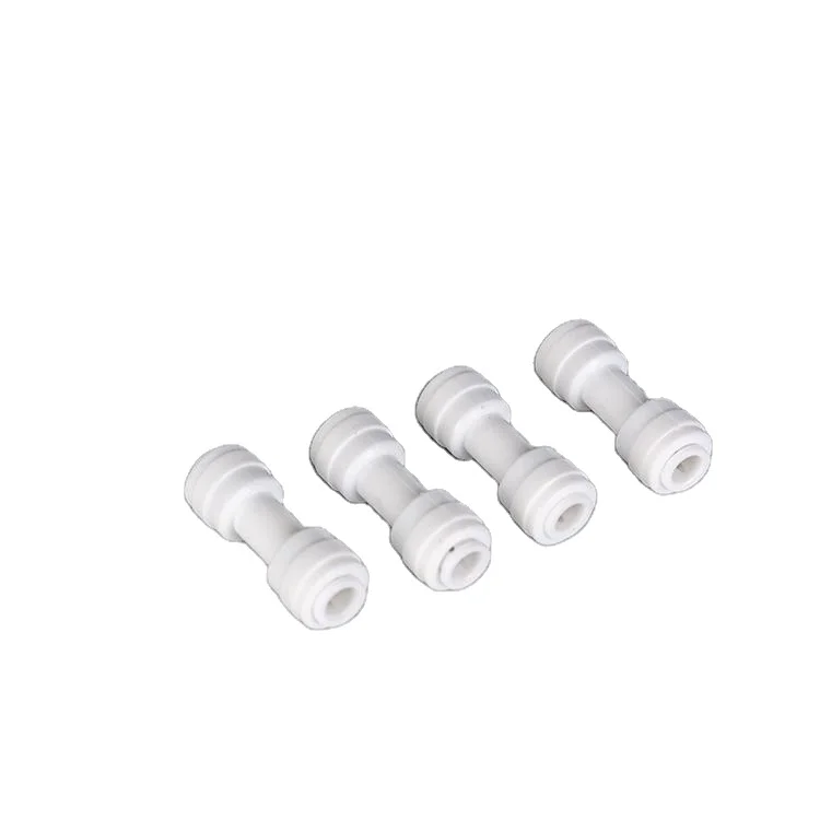 Factory direct sales 3/8 5/16 push fit equal reducing straight connector push fit fitting quick accessories Water Fittings