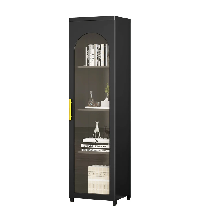 Living Room Furniture Stained Glass Door Display Cabinet Wine Cooler Storage Cabinet sideboard